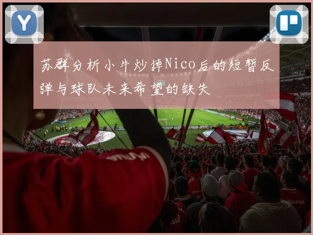 苏群分析小牛炒掉Nico后的短暂反弹与球队未来希望的缺失